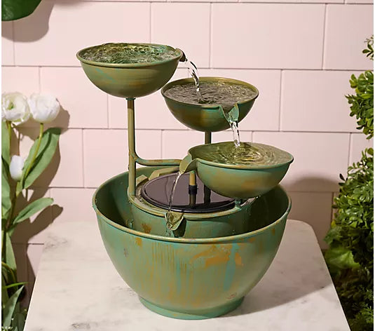 Loreto 3-Tier Metal Fountain